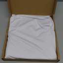 Wokceer 6.6FT Wedding Arch Backdrop Cover Spandex Fitted White Arch Covers Round Top Chiara Arches Backdrop Cover for Birthday Party Ceremony Banquet Decoration