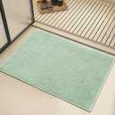 Bath Mat-Non-Slip Bathroom Floor Mats-Absorbent Quick Dry Low Pile Bathroom Rugs Fit Under Door-Bath Rug for Sink,Bathtub,Shower Room,20"32",Sage Green