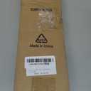 Oneach 2 Pack Black Curtain Rods for Windows 72 to 144 Inch, 7/8" Adjustable Heavy Duty Decorative Drapery Rods with Round Netted Texture Finials (36 to 150 Inch)