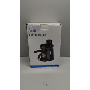 Coffee Machine, 3.5 Bar Espresso & Cappuccino Machine with Steam Wand, Compact Design Coffee Maker for Latte, Safety Lock & Tritan Cups, 800w, Black