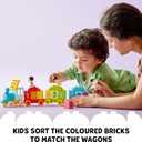 LEGO DUPLO Number Train Toy - Learn to Count - Building Blocks for Toddlers, Girls & Boys, Ages 1.5+ - Sensory Toys for Early Development & Cognitive Skills - Gift for Christmas - 10954