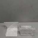 Set of 4 Invisible Floating Bookshelf, Heavy Duty Wall Mounted Book Organizer, Metal Shelves Holder for Books, Large Size (White)