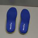 Welnove Running Insoles - Performance Arch Support Inserts for Men & Women, Help Reduce Fatigue, Prevent Injuries & Relieve Heel Pain. Extra Shock Absorption, Blue (M:W 9-10 / M 7-8)