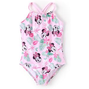 Disney Stitch Marvel Frozen Elsa Girls Swimsuits UPF 50+ One Piece Bathing Suits Sport Summer Swimwear for Kids Size 12-13Y
