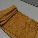 Pack of 2 Golden Brown Decorative Throw Pillow Covers 18x18 Cozy Soft Chenille Accent Vintage Square Couch Pillow Covers for Home Decor Bed Sofa Living Room