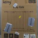 keny 29"-42.5" Baby Gate for Stairs, Auto Close Safety Dog Gate