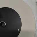 Height Adjustable Drink Table, Vintage Round Indoor Metal Plant Stand, for Small Spaces, Living Room, Bedroom, Cocktail, 1 Pack, White, GBZ001CW-1 (Rotundity)