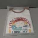 Funny Thanksgiving Shirts for Kids Toddler Boys Girls Turkey Pumpkin Graphic T-Shirt Clothes Tops Tee 2-8 Years (White)