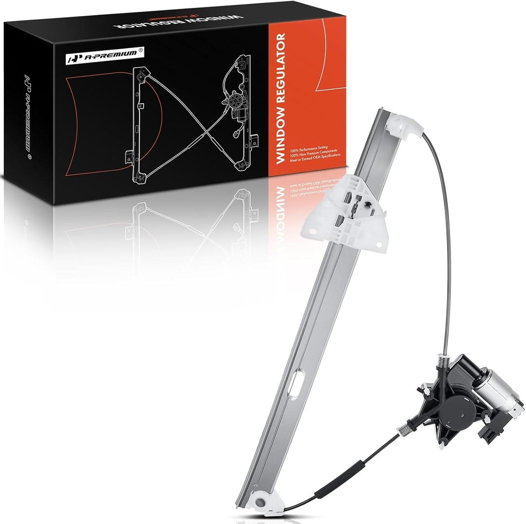 A-Premium Front Left Driver Power Window Regulator and Motor (with 2 Pins Connector) Compatible with Mazda CX-9 2007-2015 Replace# TD1159590A GJ6A5958XF