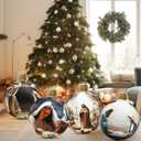 Jetec 4 Pcs 24 Inch Giant Christmas Nativity Inflatable Christmas Balls Decorations Nativity Scene Blow up Balls Outdoor/Indoor Birth of Jesus Blow up Ornaments for Yard Garden Holiday(Novel Style)
