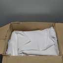 BRILLMAX 6 Pack White Tablecloths 90 x 132 Inch for 6ft Rectangle Tables - 150 GSM Polyester Fabric, Floor Length Drop, Water, Stain & Wrinkle Resistant Cloth Cover for Wedding Reception Banquet