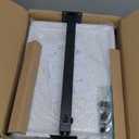 C Table Side Table End Table Adjustable HeightC Shaped End for CouchSnack Tables,360Swivel TV Tray Sofa Table For Small SpacesSide Tables living room and bedroom for Sofa, Bed,Chair, 11.8"D x 11.8"W x 1.18"H,(White)