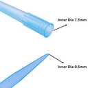 500 Pieces Clear Blue 1000 ul 1 ml Laboratory Lab Plastic Liquid Pipette Pipettor Tips