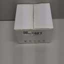 2.5 Quart Non-stick Ceramic Sauce Pan with Lid, Small Milk Pots for Cooking with Pour Spout, Aluminum stock Pot Wood Handle for kitchen, PFAS-Free, White