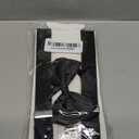 Solid Color Suspender and Silk Bow Tie Sets for Child 12-13Y, Black