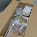 Hardwired Picture Light for Wall, 24 Inch Modern Brass Dimmable Frame Light with Adjustable Swing Arm, 3CCT LED Art Display Light for Paintings,120 Volts Gallery Wall Light, Hallway Vanity Light, 8W (Gold)