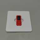 64GB Sport Clip on MP3 Player with Bluetooth- Superlight Mini MP3 Player with Clip and Recorder, MicroSD Support, Shuffle Playback for Running, Cycling, Hiking, Climbing and Yoga(No Speaker) (Coral Red)