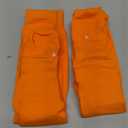 CS CELERSPORT 2/3 Pack Soccer Softball Baseball Socks for Youth Kids Adult Multi-Sport Compression Knee High Socks (Orange, L)