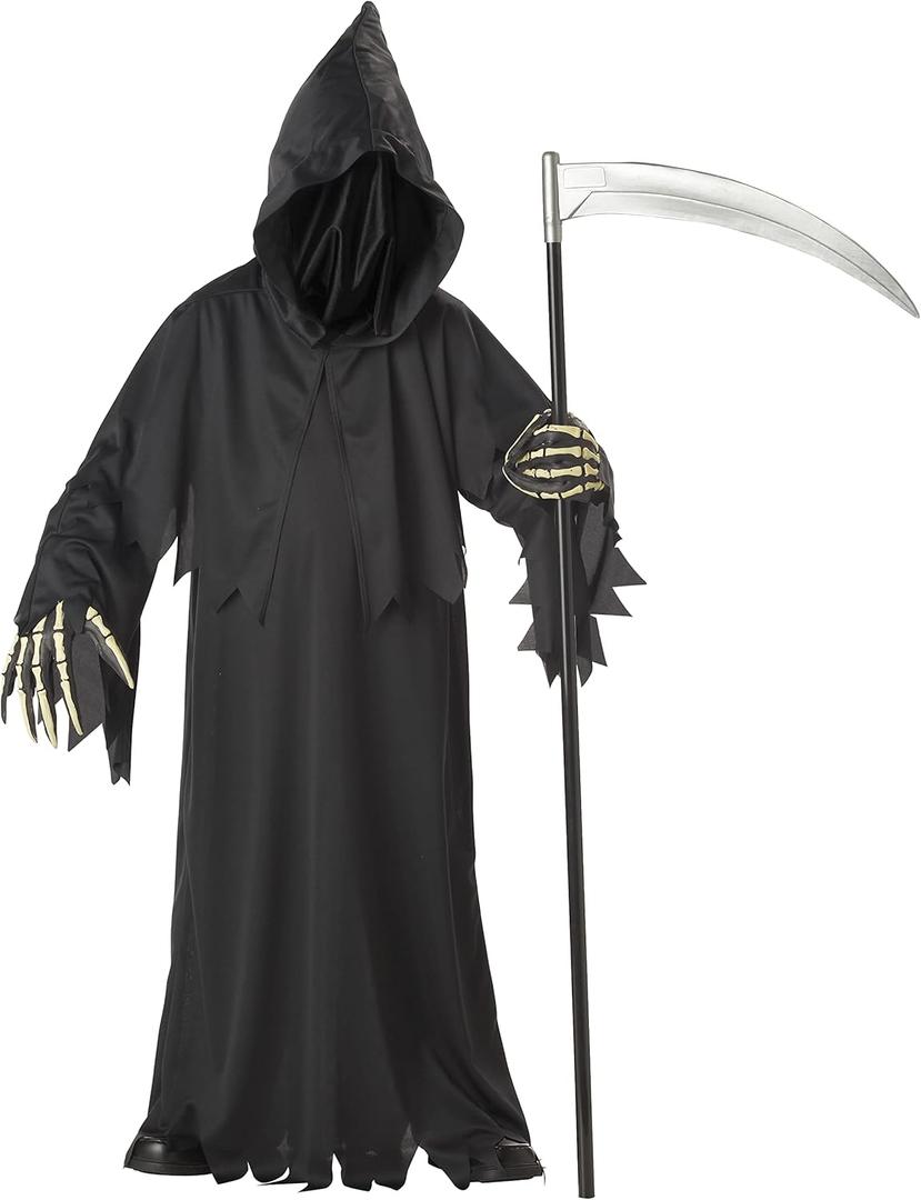 California Costumes boys Grim Reaper Deluxe (Black)