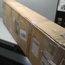 15 ft. Market Double Sided Umbrella Outdoor Patio Umbrella with Crank and Base Tan