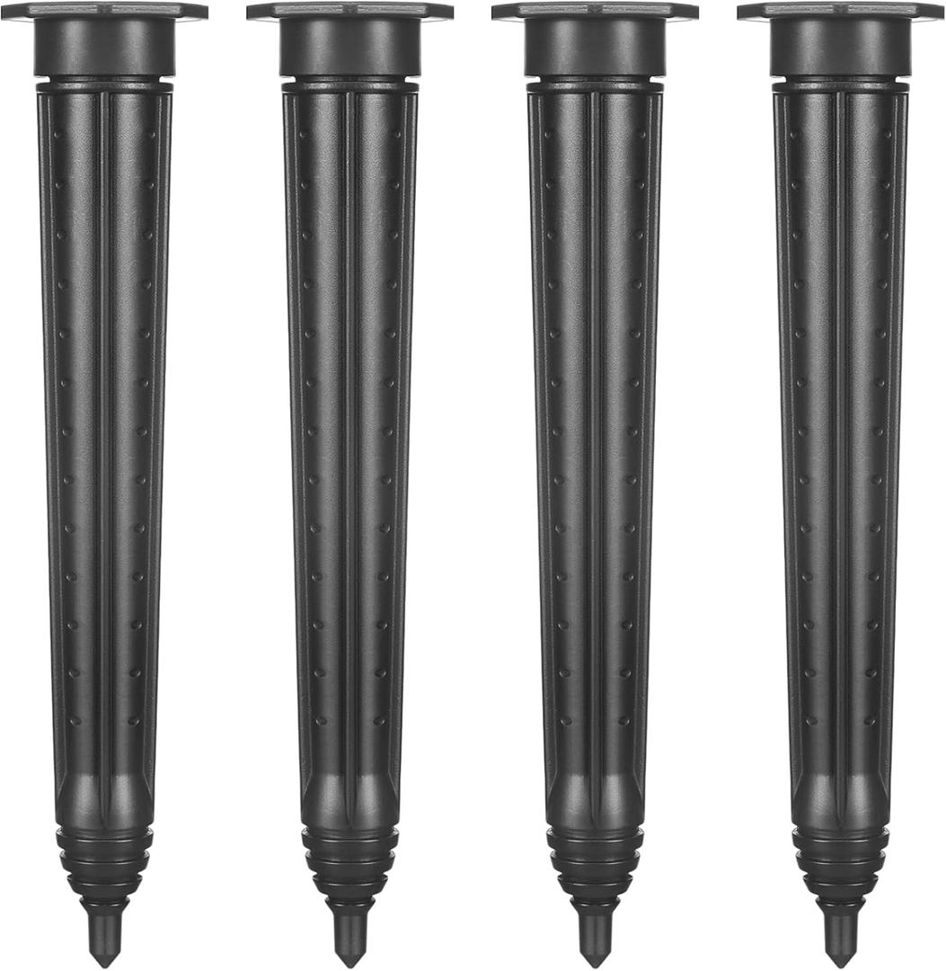 Briwooody 4 Pack Garden Watering Stake Large UV-Protected ABS Plastic Deep Root Irrigation Spike for Trees, Shrubs, Bushes, Shrubs, Flowers, Fruits, Vegetables, Potted Plants (14 Inch)