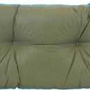 Klear Vu The Gripper Non-Slip Tufted Bench Cushion for Indoor Furniture, Assembled in USA, Entryway Storage, Bay Window, Corner Nook or Piano Seat, 30 Inches, Solid Teal