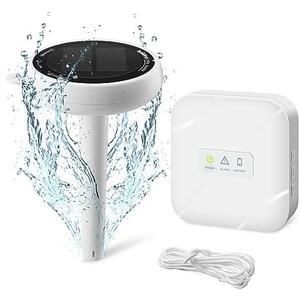 Pool Alarm, Briidea Solar Wave Alarm with Optimal Sensitivity Deployment, Combined with Indoor and Outdoor Devices for Dual Alerting, Providing Additional Security for Your Child and Pet