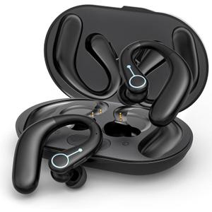 Hearing Aids, Hearing Aids for Seniors with Bluetooth, Rechargeable Hearing Aid with APP for People with Hearing Loss, 5 Levels of Volume Automatic Noise Cancellation, Clear Sound and Easy to Use, Black
