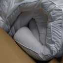 ELEMUSE Queen Mattress Topper for Back Pain, Extra Thick Mattress Pad Cover, Plush Soft Pillowtop with Elastic Deep Pocket, Overfilled Down Alternative Filling (White)