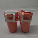 Little Table Cup, Lid & State Set Coral 17OZ, Count of 8