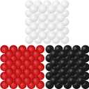Hanaive 100 Pack Table Tennis Balls Multi Colored 40mm Plastic Balls Bulk Washable Small Game for Carnival Pool Games, Party Decoration Pet Toy