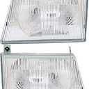 Compatible with Ford E150 E250 E350 1997 1998 1999 2000 2001 2002 2003 2004 2005 2006 2007 Headlights Lamps Set Halogen Driver and Passenger Side