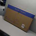 FLEXISPOT H7 Adjustable Overbed Bedside Table with Wheels Pneumatic Mobile Standing Desk Laptop Desk Rolling Computer Cart Movable Table Hospital Home Use(27.6" W x 15.7" D, Mahogany Table)