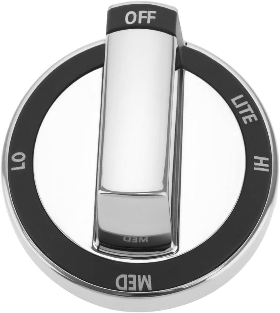 1pc Burner Control Knob Gas Stove Knob WPW10180180 Compatible with Whirlpool Compatible with Maytag