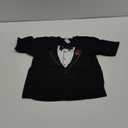 Ann Arbor T-shirt Co. Little Boys' Tuxedo Tee | Kid's Wedding Youth & Toddler Shirt-Toddler - 4T Black