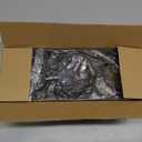 Alebew Magnetic Cup Holder for Refrigerator, Fits Stanley 20/30/40 oz Tumblers, Water Bottles Organizer with Lid Rack & Straw Holder Black Kitchen Cup Storage Rack for Stanley Cup Accessories