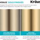 KRAUS Oletto High-Arc Single Handle Pull-Down Kitchen Faucet in Spot Free Antique Champagne Bronze, KPF-2821SFACB