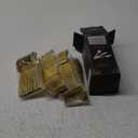 N9R 60PCS Gold Plastic Silverware - Gold Plastic Cutlery Set Disposable Flatware Dinnerware -30 Forks, 15 Spoons, 15 Knives for Party, Thanksgiving, Christmas