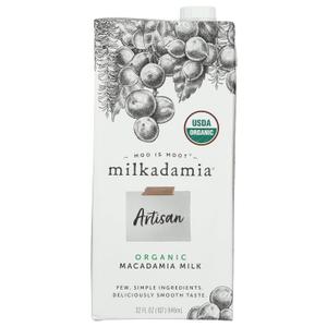 Milkadamia Organic Artisan Macadamia Milk 32 FO BB 10/18/26