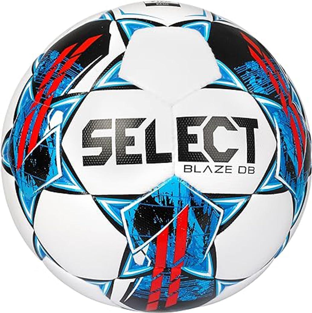 Select Select Blaze DB Soccer Ball (5, White/Red/Blue V22 - 1-Ball)