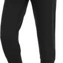 3 Pack Sweatpants for Women-Womens Joggers with Pockets Athletic Leggings for Workout Yoga Running (Small, Capri-black,coca Moncha,light Khaki)