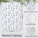 Giosve Blue Coastal Beach Kitchen Towels, Ocean Beach Hand Towels for Bathroom, Seahorse Seashell Decor Dish Tea Towels for Kitchen, Ocean Coastal Bathroom Decor, 16x24 Inch