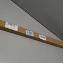 Black ceiling light LED, modern and simple, long strip ceiling surface installation, suitable for living room, bedroom, corridor and kitchen, remote control to switch color and brightness, 39.3 inches