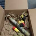 Mortar Launcher Playset for Kids 6-12 Years Old, Soft Foam Rocket Kids Play Set with 5 Safety Foam Shells for Boys and Girls (Five Shells Yellow)