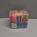 The Dreidel Company 135 Hanukkah Menorah Candles, Crayon Design, for All 8 Nights of Chanukah, Multicolored Bulk Family Pack