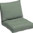 Arden earthFIBER Tufted Blowfill Deep Seat Set, 24 x 24, Rain-Proof, Fade Resistant, Deep Seat Bottom and Back Cushion for Chair, Sofa, and Couch Sage Green Texture