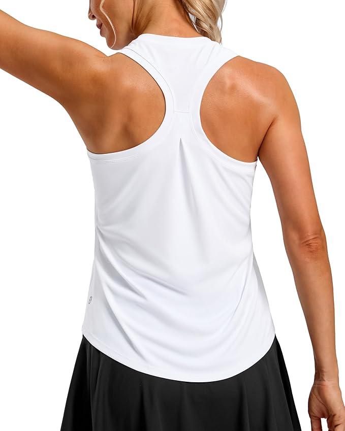 Women's Workout Tank Tops Racerback Athletic Gym Shirts, Large