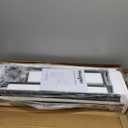 Huuger Folding Desk with Storage Shelf, 31.5 Inch Foldable Computer Table for Small Spaces, Space Saving Sofa Table for Couch, Writing Work Office Computer Desk, Easy to Fold, Black