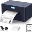 Liiuu Small Business Thermal Printer Maker Bluetooth Multifunctional Support Android, iPhone,Windows＆Mac Systems, Photo Sticker Printer Widely Used for Home &Small Businesses
