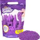 Kinetic Sand, 2lbs Purple Play Sand, Moldable Sensory Toys for Kids, Resealable Bag, for Ages 3 and up